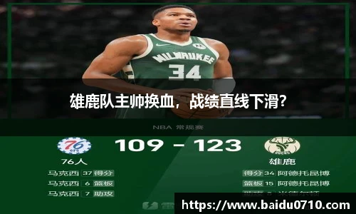 雄鹿队主帅换血，战绩直线下滑？